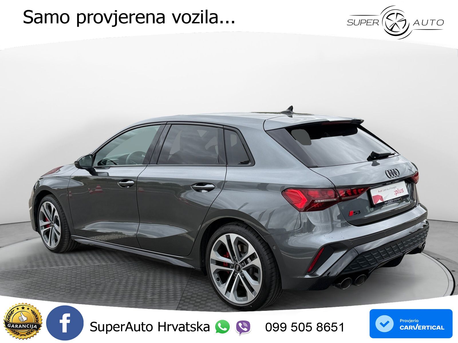 Audi S3 2.0 TFSI (333 KS) quattro S tronic MATRIX+GR SJED+KAM