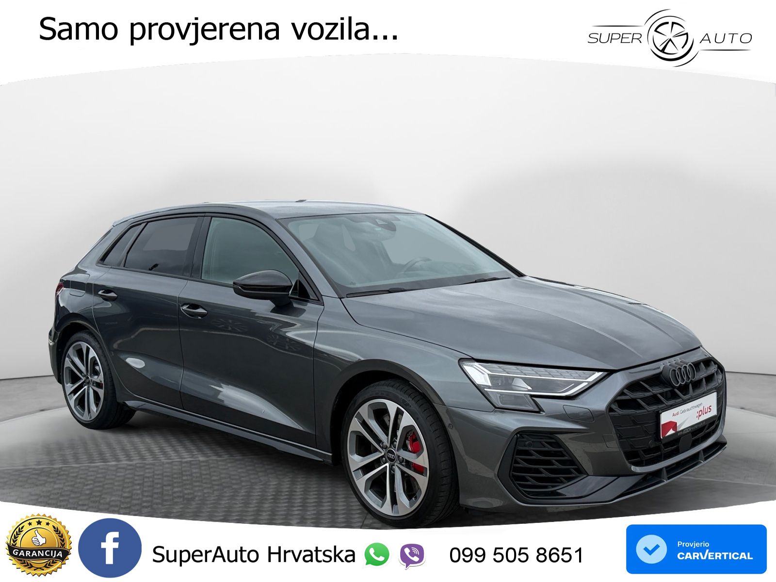 Audi S3 2.0 TFSI (333 KS) quattro S tronic MATRIX+GR SJED+KAM
