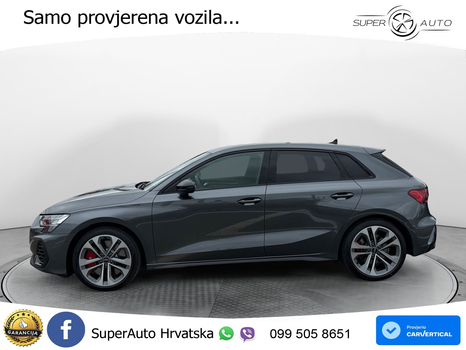 Audi S3 2.0 TFSI (333 KS) quattro S tronic MATRIX+GR SJED+KAM