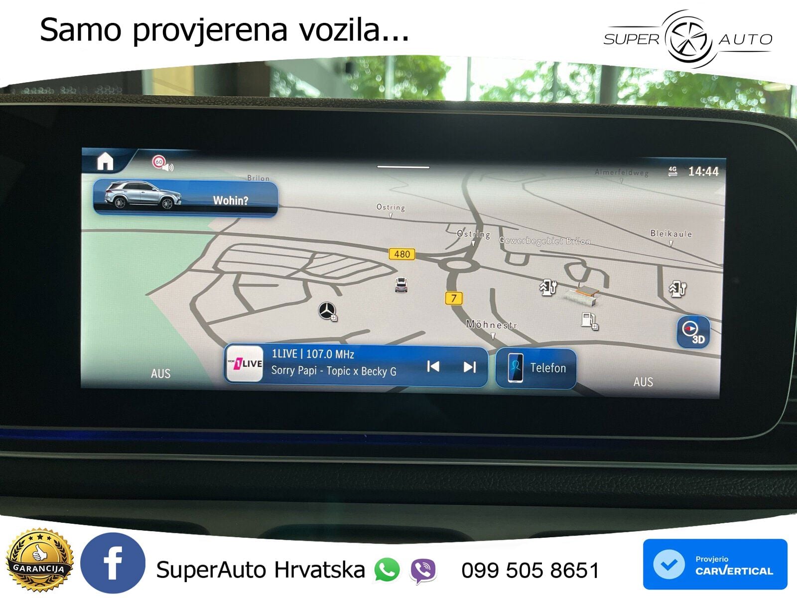 Mercedes GLE 350de (333 KS) 4MATIC 9G-TRONIC ZRAČNI+ACC+GR SJED+KAM+PANO