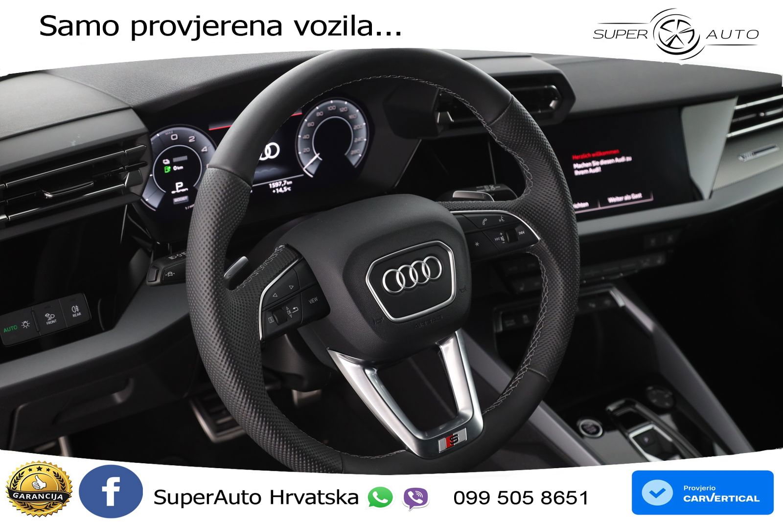 Audi A3 Sportback 40 TFSI e (204 KS) Plug-in Hybrid S tronic S line LED+GR SJED+ACC