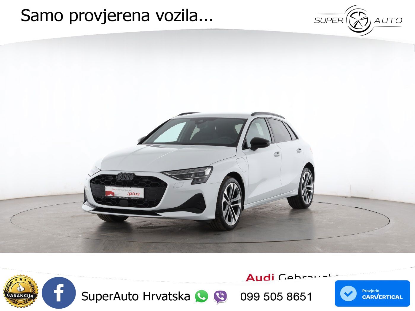 Audi A3 Sportback 40 TFSI e (204 KS) Plug-in Hybrid S tronic S line LED+GR SJED+ACC