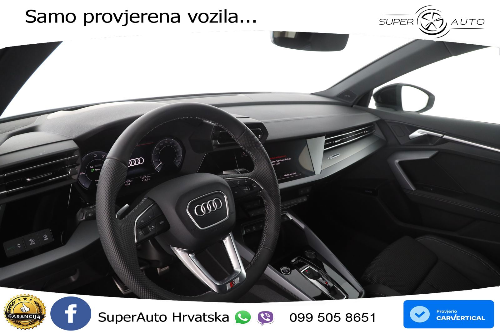 Audi A3 Sportback 40 TFSI e (204 KS) Plug-in Hybrid S tronic S line LED+GR SJED+ACC