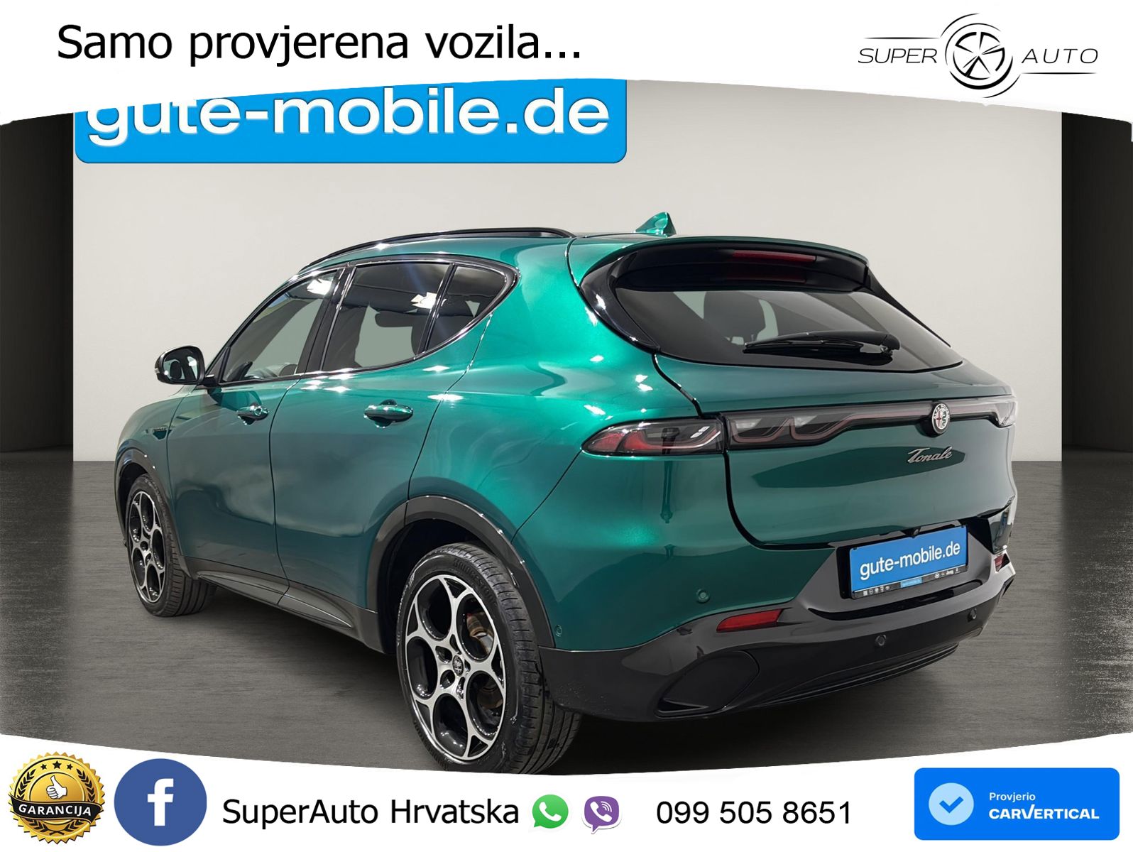 Alfa Romeo Tonale 1.5 VGT (160 KS) 48V-Hybrid TCT MATRIX+GR SJED+KAM