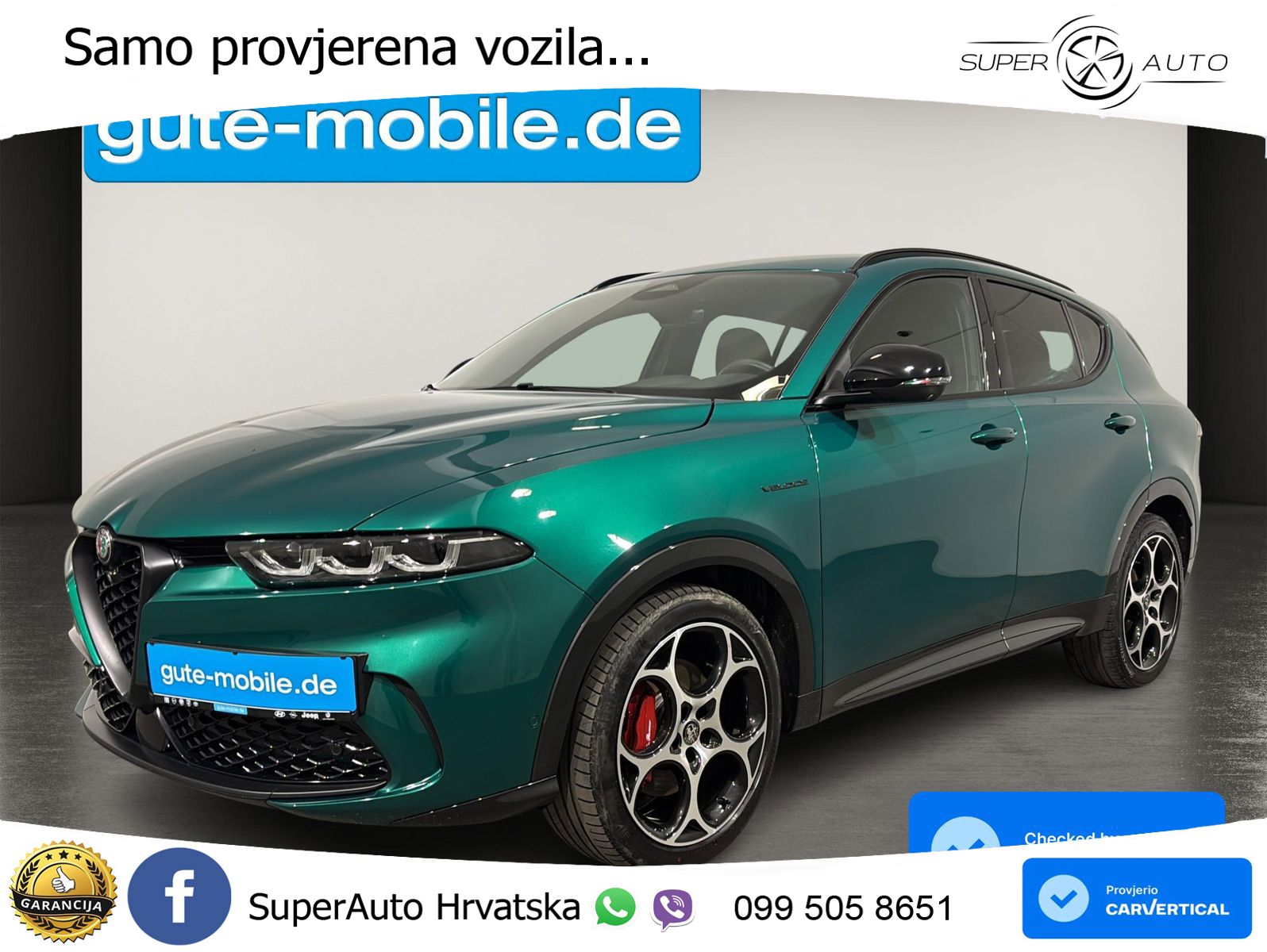 Alfa Romeo Tonale 1.5 VGT (160 KS) 48V-Hybrid TCT MATRIX+GR SJED+KAM