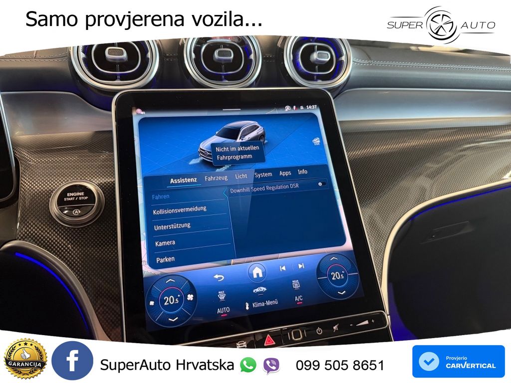Mercedes GLC 220d (197 KS) 4MATIC 9G-TRONIC AMG LED+GR SJED+ACC