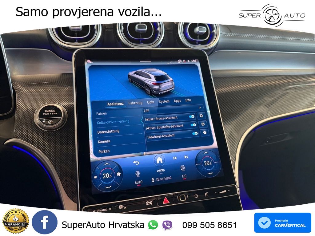 Mercedes GLC 220d (197 KS) 4MATIC 9G-TRONIC AMG LED+GR SJED+ACC
