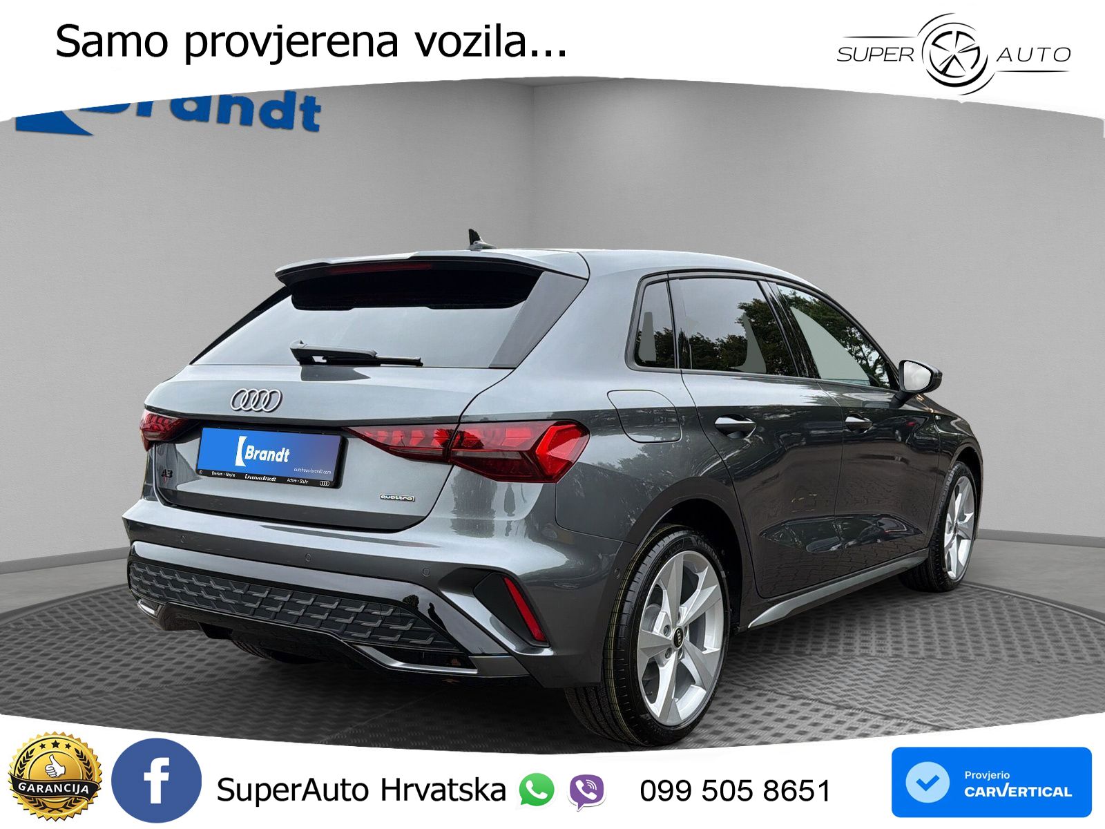Audi A3 Sportback 40 TFSI (204 KS) quattro S tronic S line
