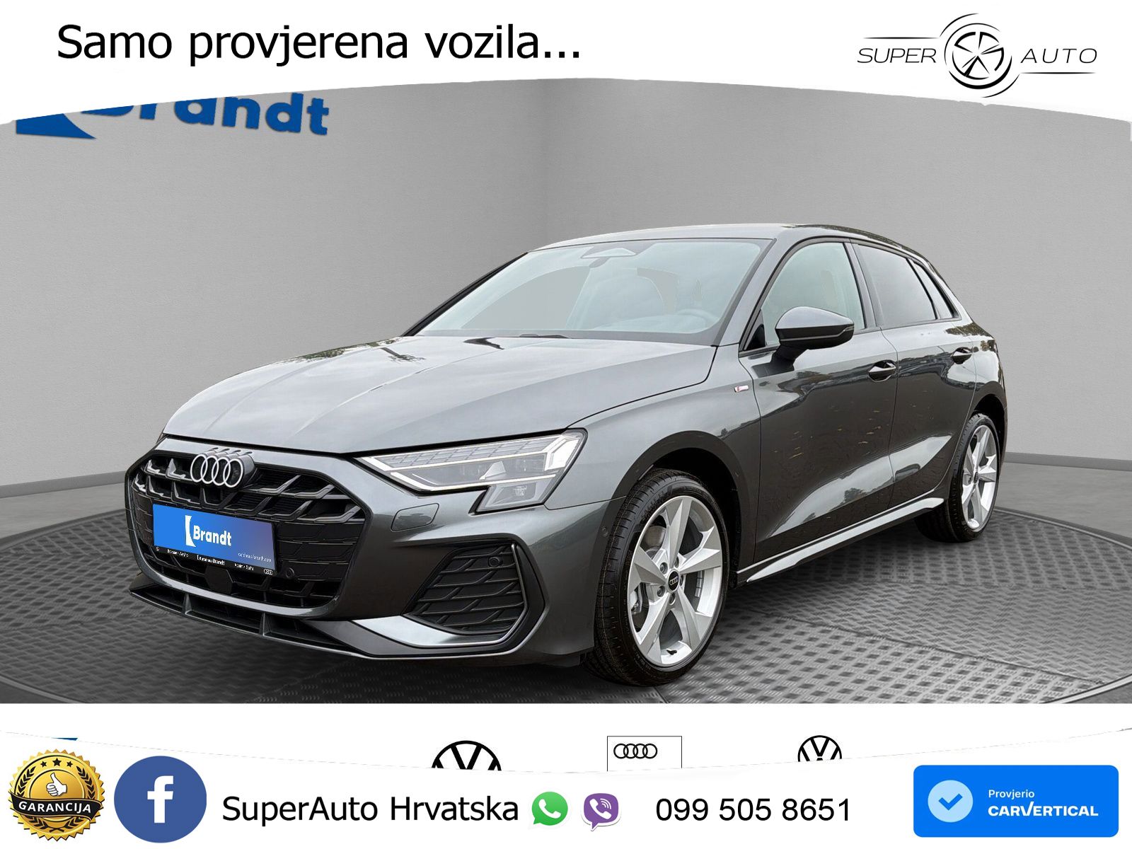 Audi A3 Sportback 40 TFSI (204 KS) quattro S tronic S line