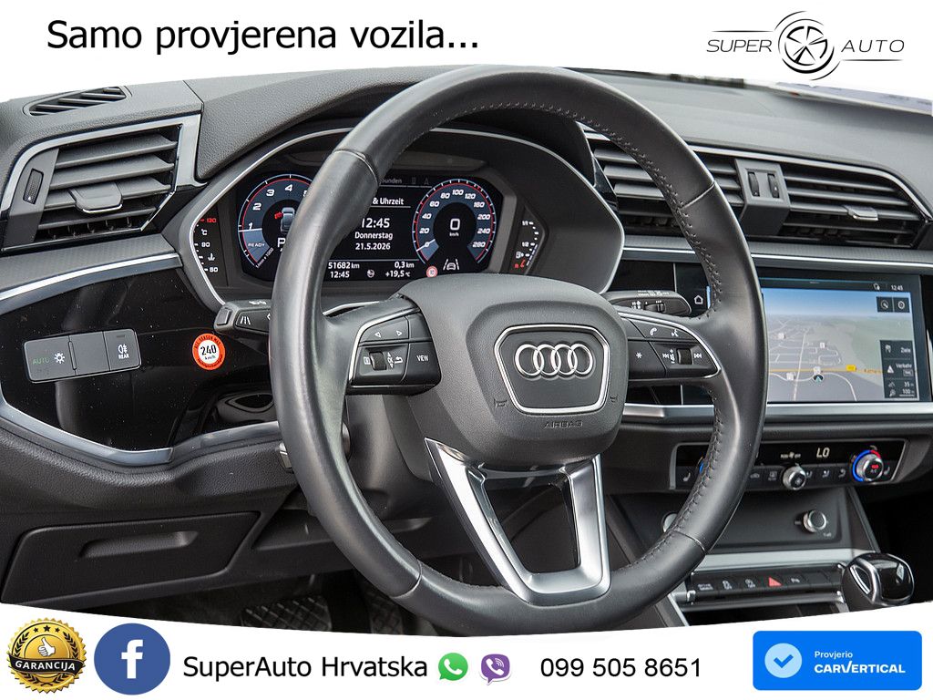 Audi Q3 II Sportback 45 TFSI (230 KS) quattro S tronic LED+GR SJED+ACC