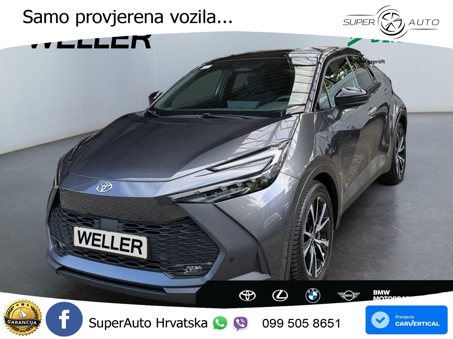 Toyota C-HR 1.8 (140 KS) Hybrid e-CVT Team D LED+GR SJED+ACC
