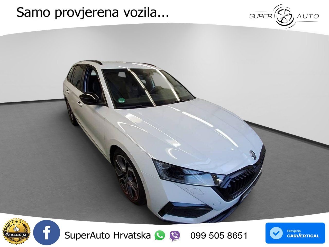 Škoda Octavia Combi RS 2.0 TDI (200 KS) DSG LED+GR SJED+ACC