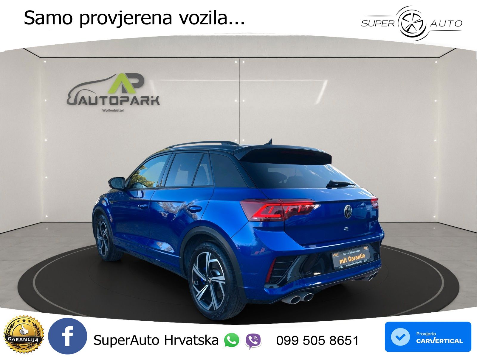 Volkswagen T-Roc I R 2.0 TSI (300 KS) OPF 4M DSG LED+GR SJED+ACC