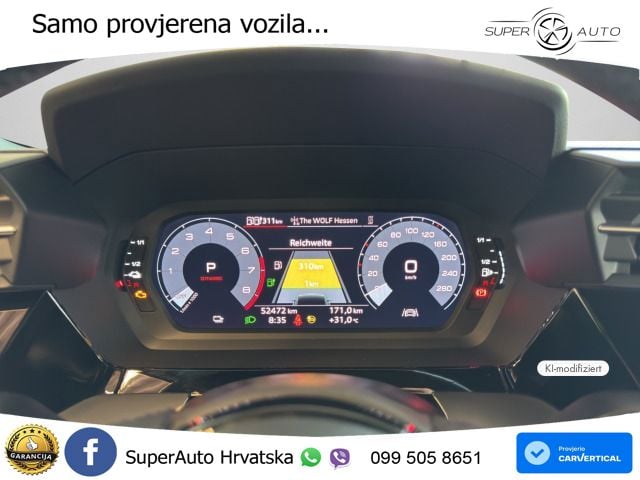 Audi A3 45 TFSIe (245 KS) S tronic S line