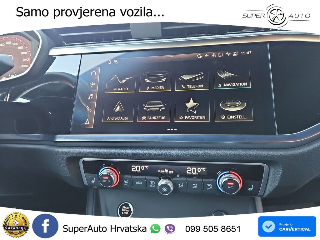 Audi Q3 35 TFSI (150 KS) S line MATRIX+GR SJED+KAM