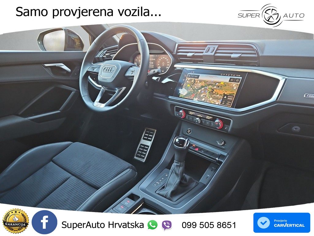 Audi Q3 35 TFSI (150 KS) S line MATRIX+GR SJED+KAM