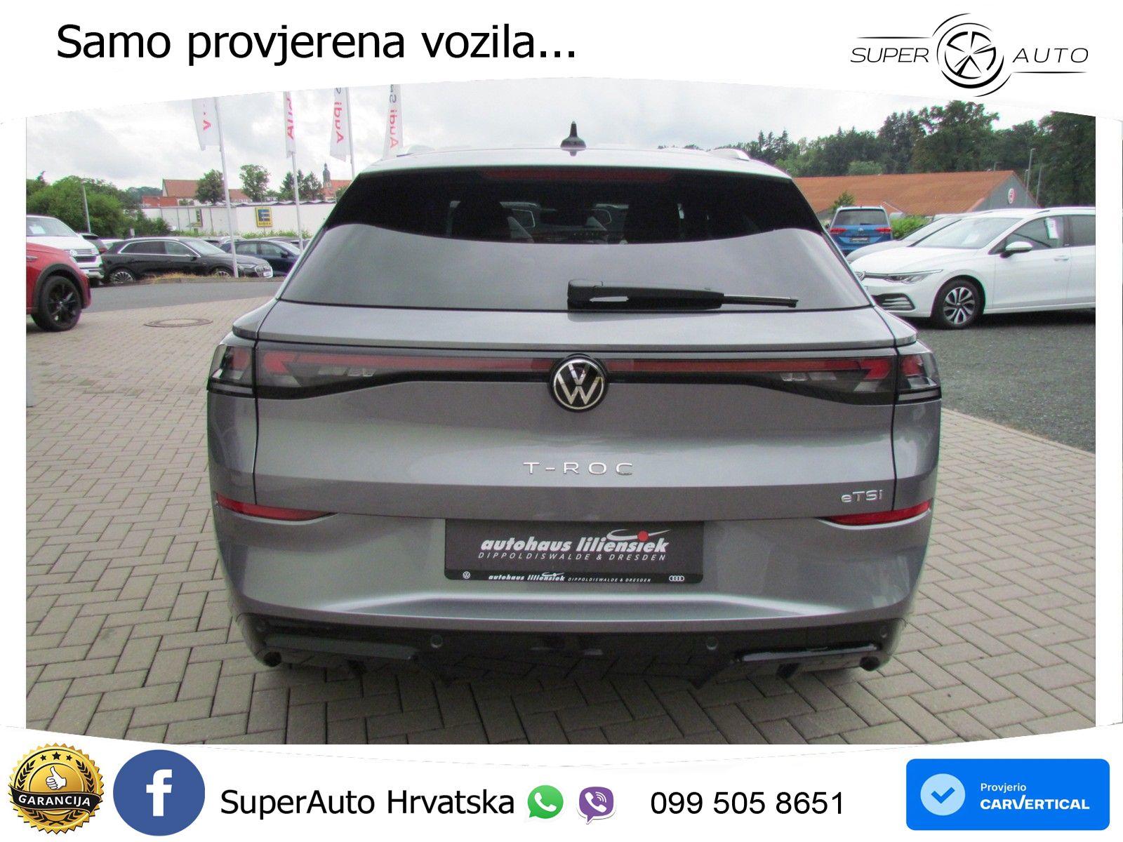 Volkswagen T-Roc 1.5 eTSI (150 KS)  DSG R-Line LED+GR SJED+ACC