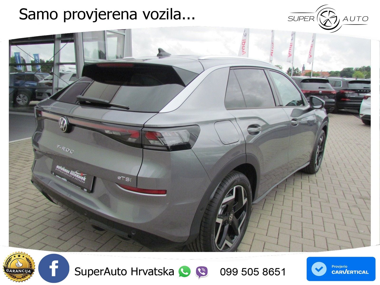 Volkswagen T-Roc 1.5 eTSI (150 KS)  DSG R-Line LED+GR SJED+ACC