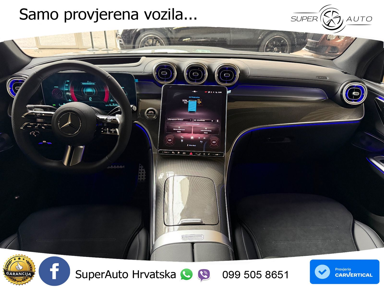 Mercedes GLC Coupe 300de (333 KS) 4MATIC 9G-TRONIC AMG ZRAČNI+ACC+GR SJED+KAM+PANO