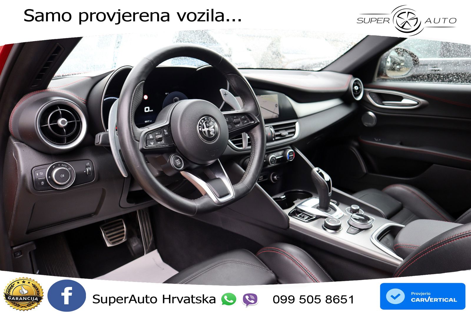 Alfa Romeo Giulia 2.2 MultiJet II (210 KS) Q4 Automatic LED+GR SJED+ACC