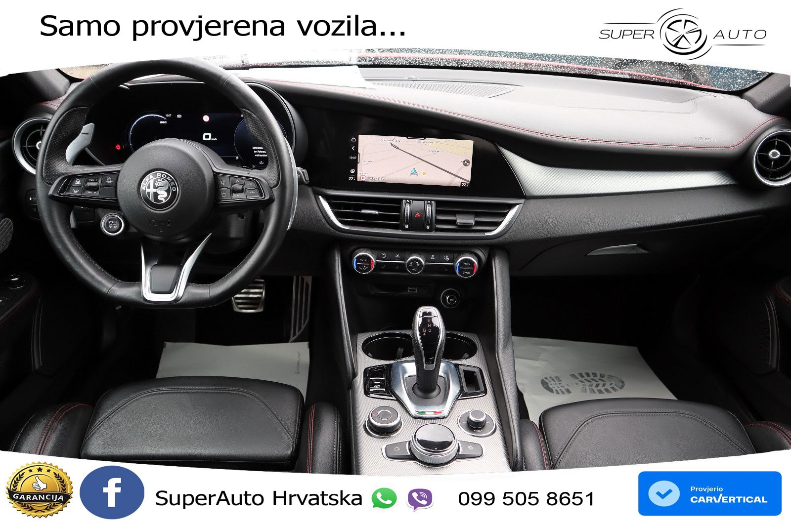 Alfa Romeo Giulia 2.2 MultiJet II (210 KS) Q4 Automatic LED+GR SJED+ACC