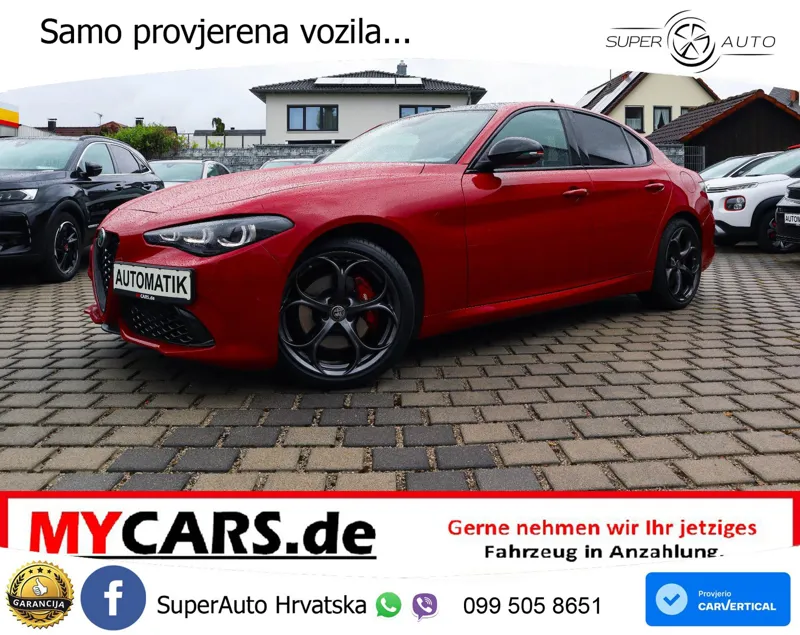 Alfa Romeo Giulia 2.2 MultiJet II (210 KS) Q4 Automatic LED+GR SJED+ACC