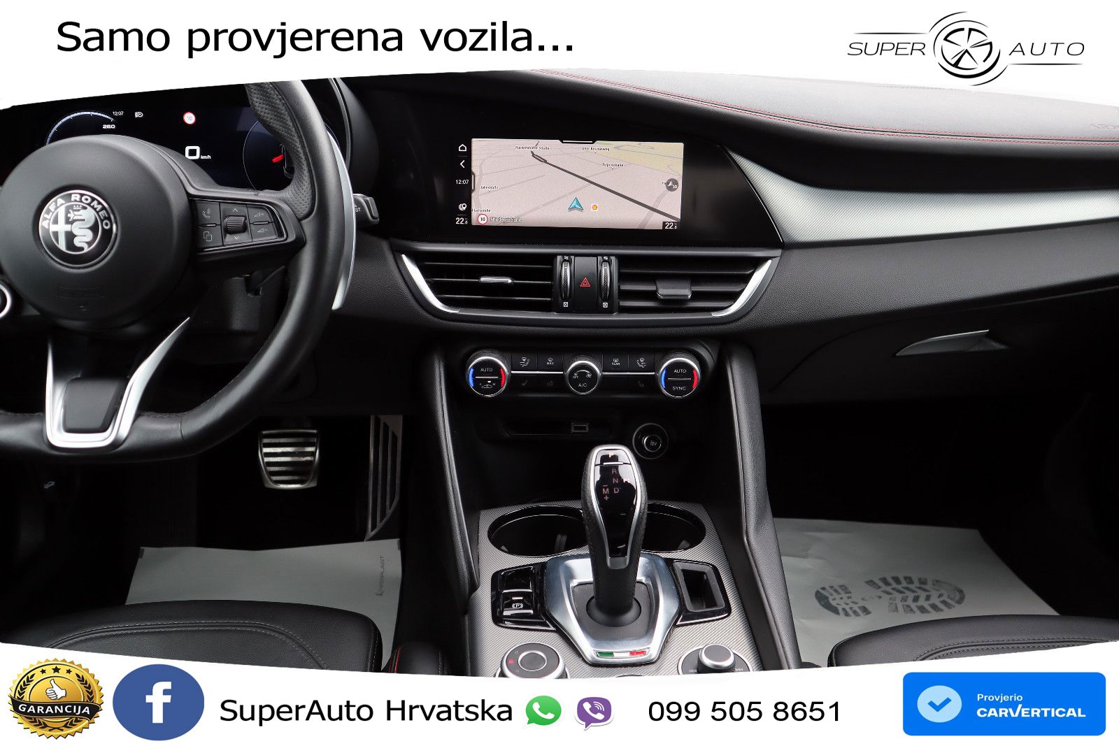 Alfa Romeo Giulia 2.2 MultiJet II (210 KS) Q4 Automatic LED+GR SJED+ACC