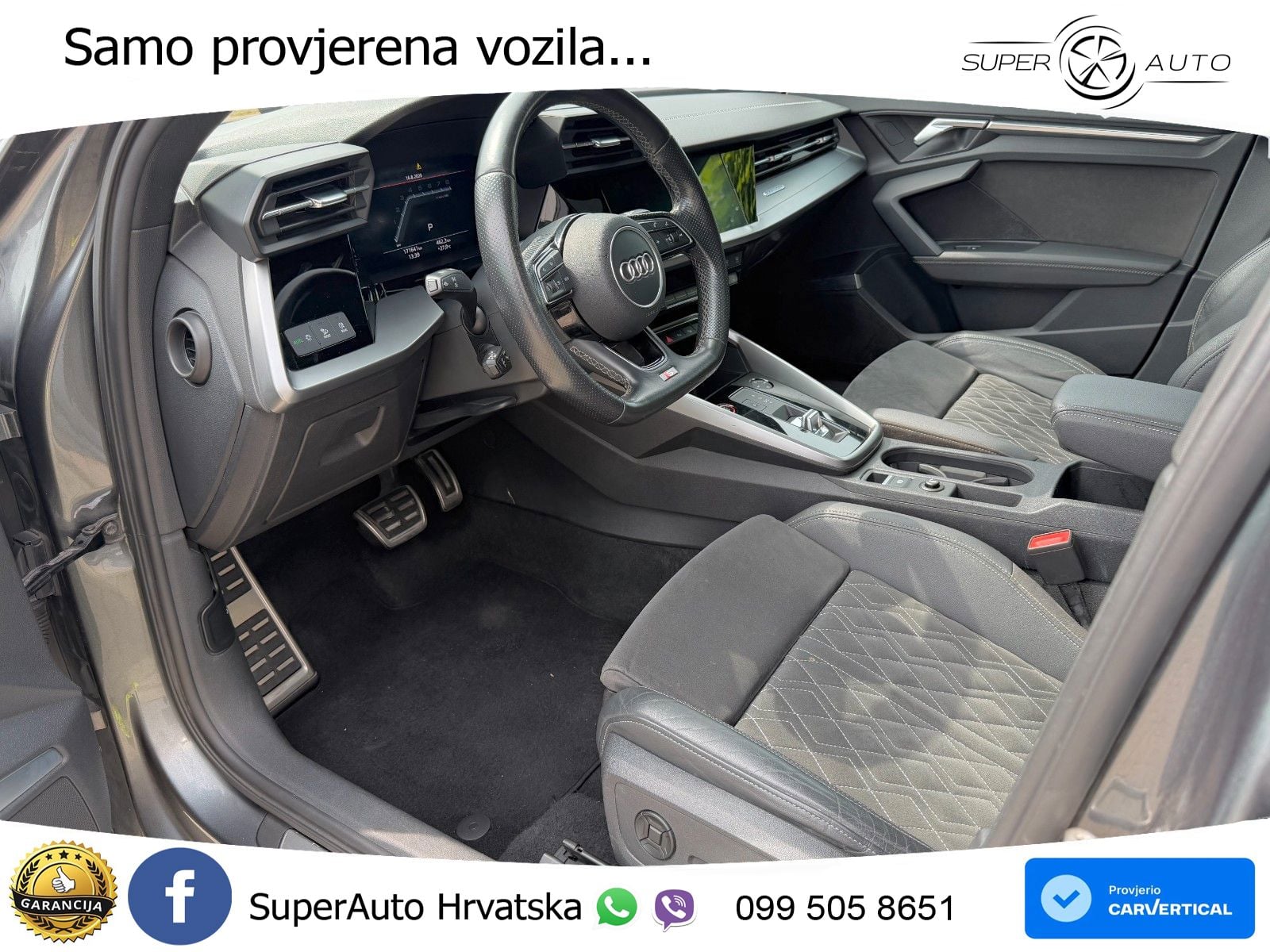 Audi S3 Limuzina 2.0 TFSI (310 KS) quattro S tronic LED+GR SJED+ACC