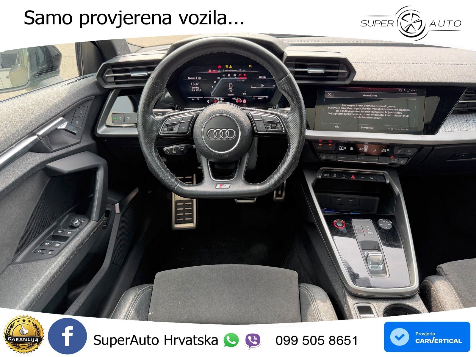 Audi S3 Limuzina 2.0 TFSI (310 KS) quattro S tronic LED+GR SJED+ACC