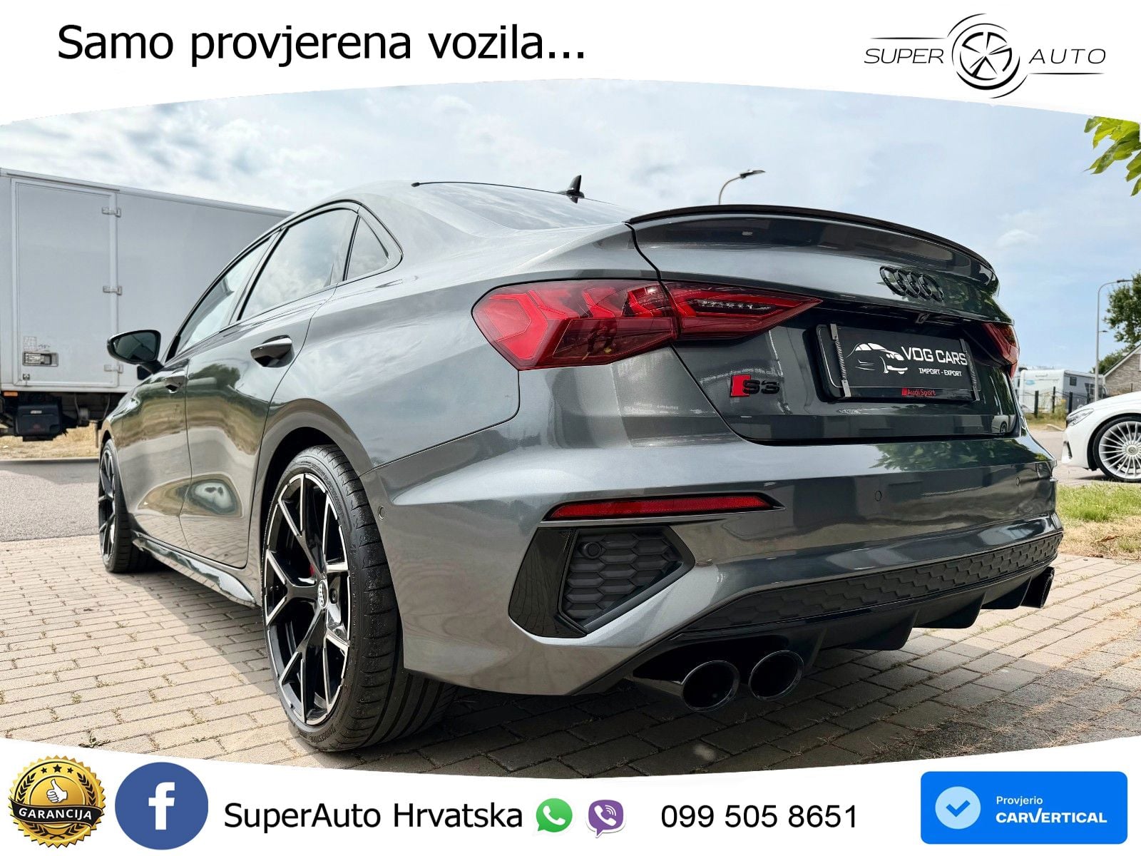 Audi S3 Limuzina 2.0 TFSI (310 KS) quattro S tronic LED+GR SJED+ACC
