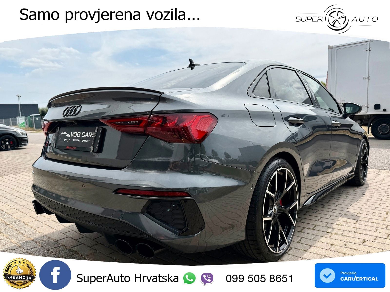 Audi S3 Limuzina 2.0 TFSI (310 KS) quattro S tronic LED+GR SJED+ACC