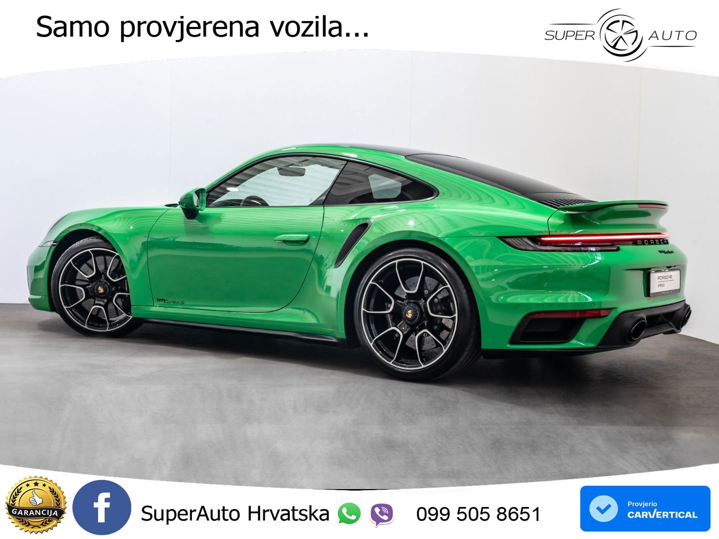 Porsche 911 Turbo S 3.8 (650 KS) PDK LED+GR SJED+ACC