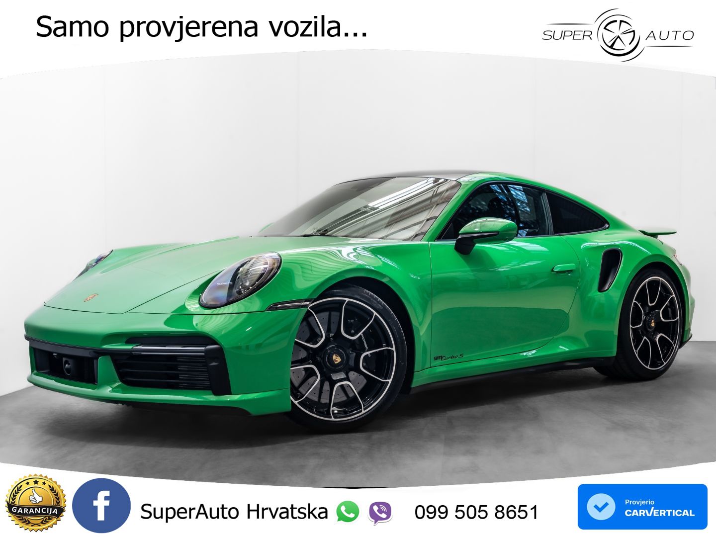 Porsche 911 Turbo S 3.8 (650 KS) PDK LED+GR SJED+ACC