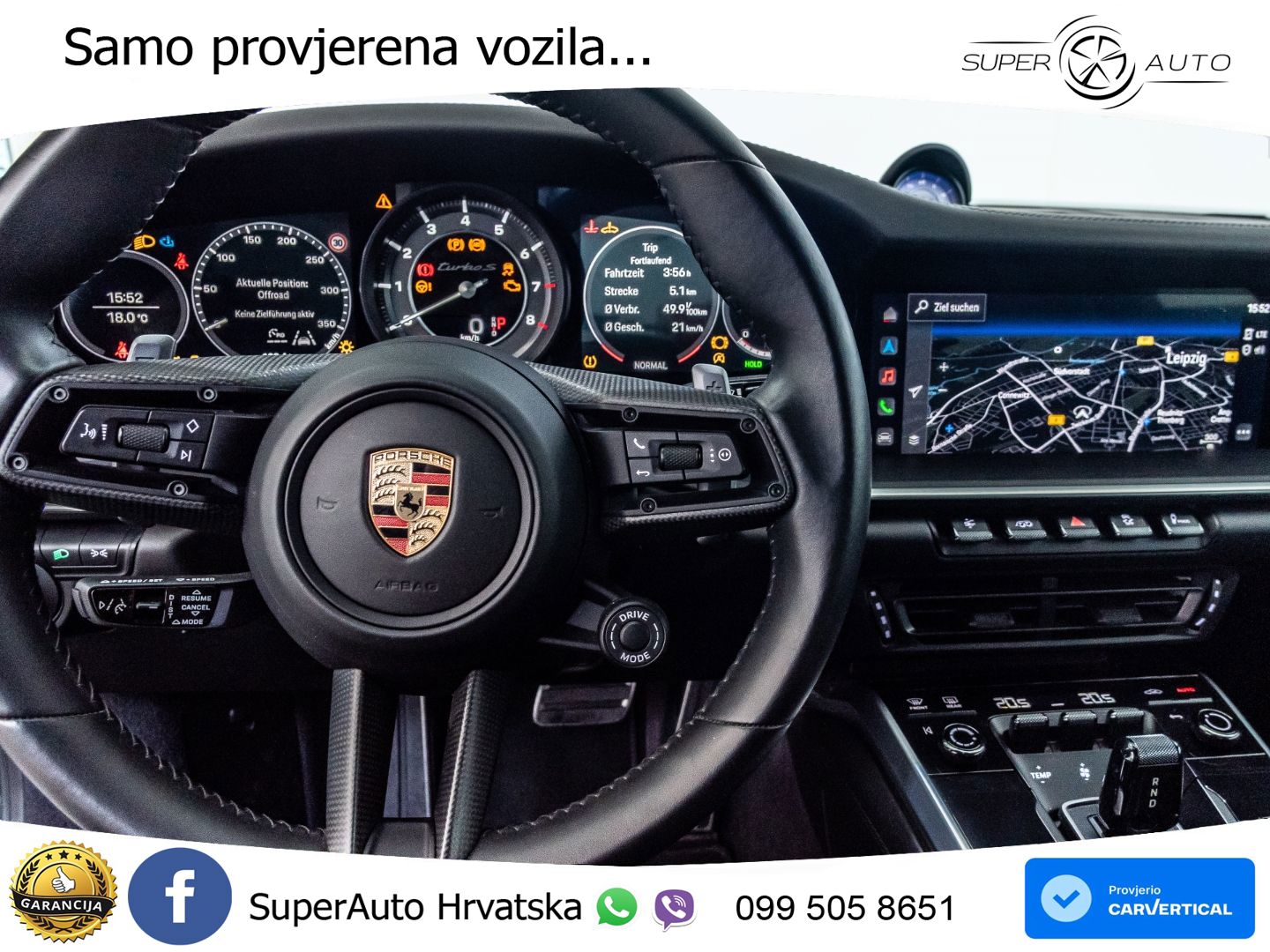 Porsche 911 Turbo S 3.8 (650 KS) PDK LED+GR SJED+ACC