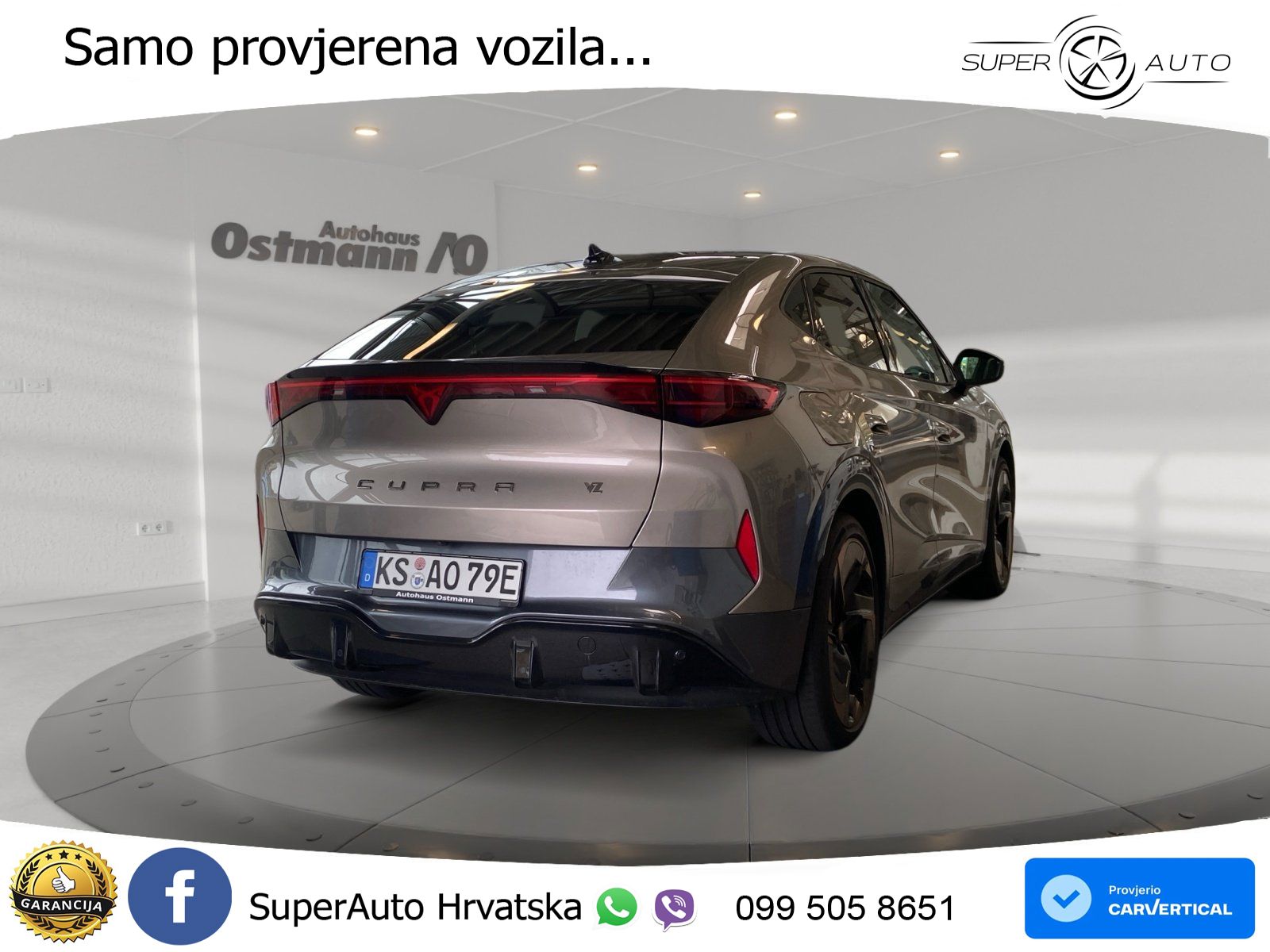 Cupra Tavascan 82 kWh (340 KS)  4WD VZ MATRIX+GR SJED+KAM