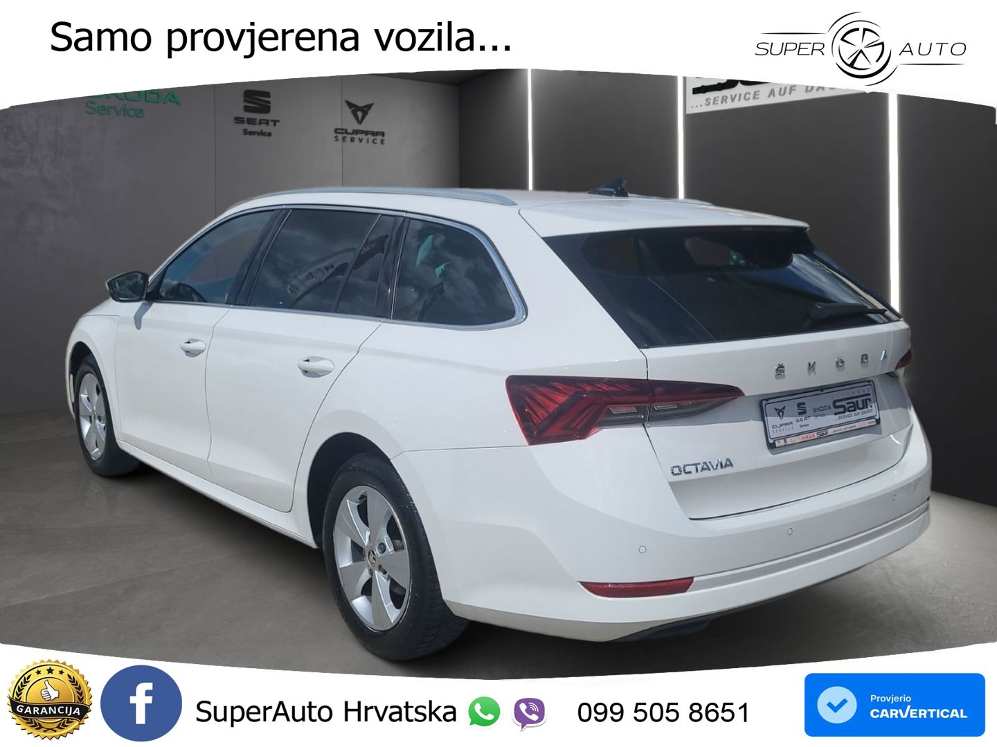 Škoda Octavia Combi 2.0 TDI (150 KS) DSG LED+GR SJED+ACC