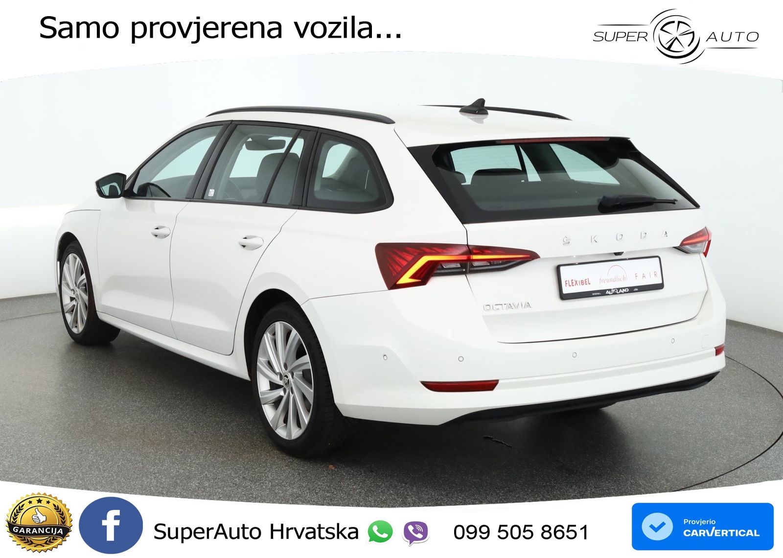 Škoda Octavia Combi 1.5 TSI (150 KS) LED+GR SJED+ACC