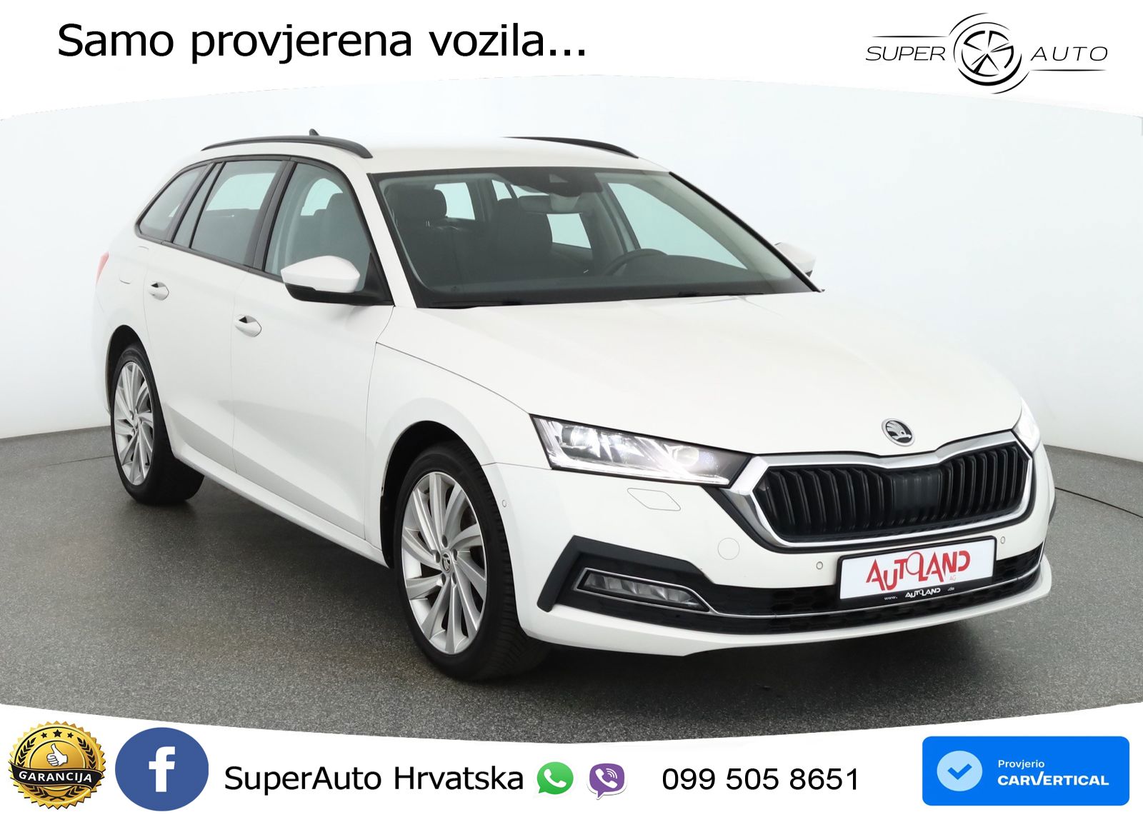 Škoda Octavia Combi 1.5 TSI (150 KS) LED+GR SJED+ACC