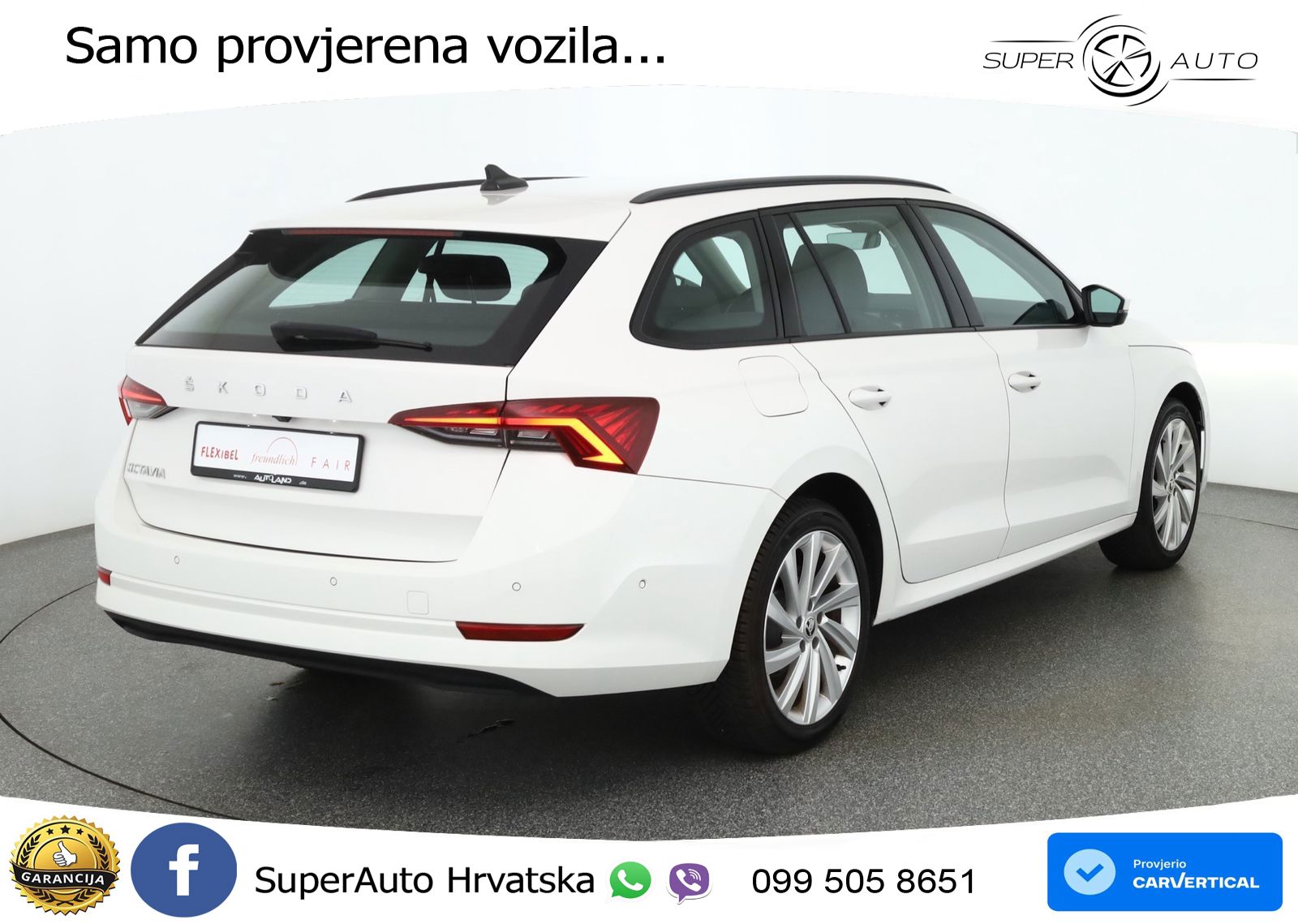 Škoda Octavia Combi 1.5 TSI (150 KS) LED+GR SJED+ACC