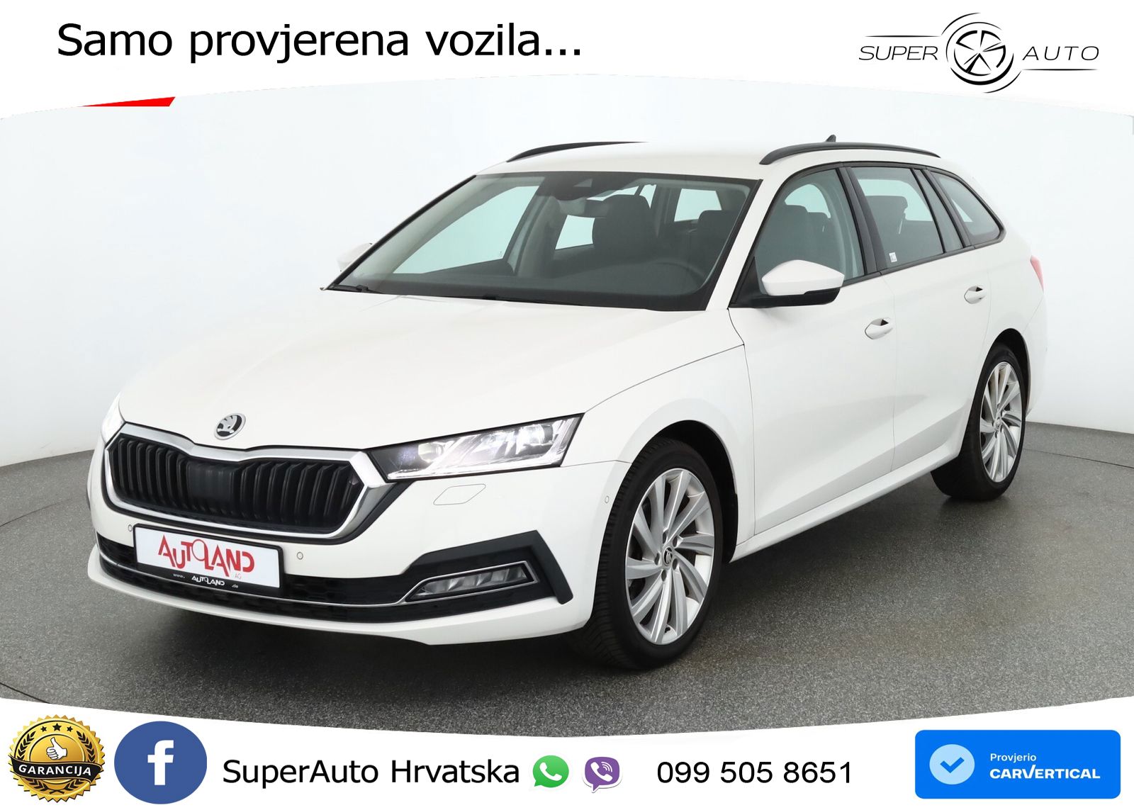 Škoda Octavia Combi 1.5 TSI (150 KS) LED+GR SJED+ACC