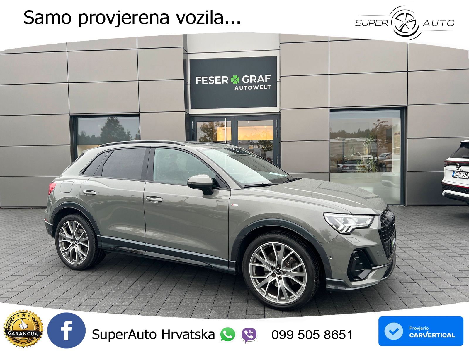 Audi Q3 45 TFSI (230 KS) quattro S tronic S line MATRIX+GR SJED+KAM