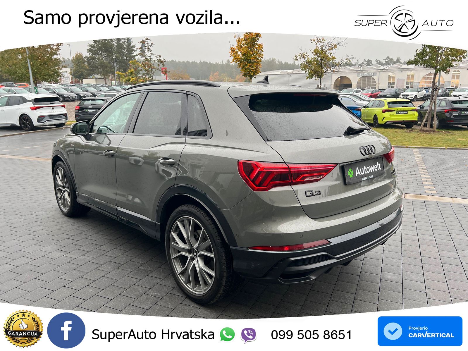 Audi Q3 45 TFSI (230 KS) quattro S tronic S line MATRIX+GR SJED+KAM