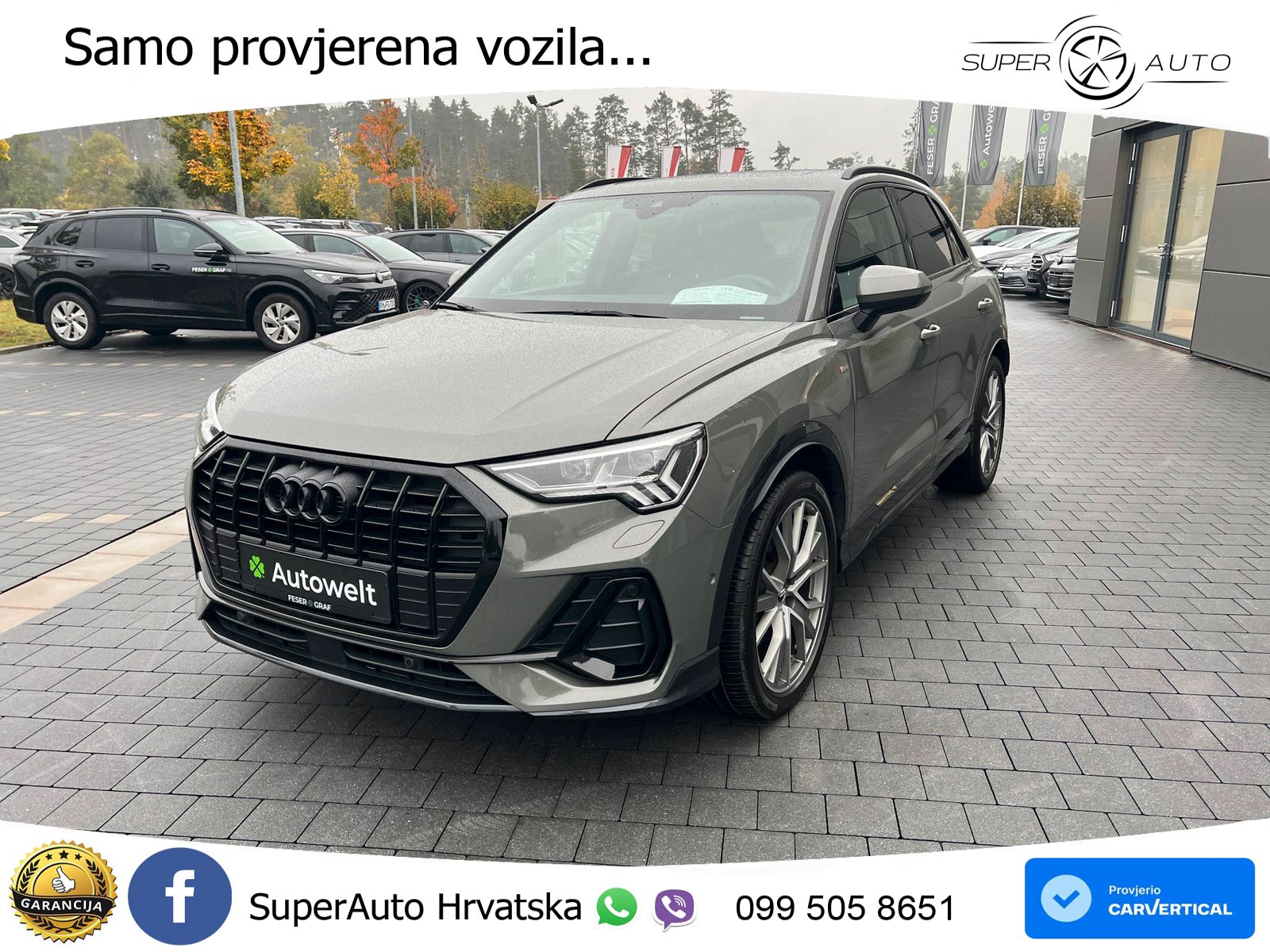 Audi Q3 45 TFSI (230 KS) quattro S tronic S line MATRIX+GR SJED+KAM