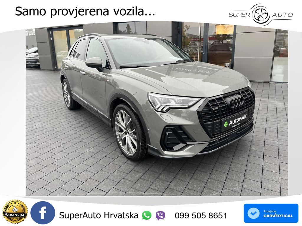 Audi Q3 45 TFSI (230 KS) quattro S tronic S line MATRIX+GR SJED+KAM