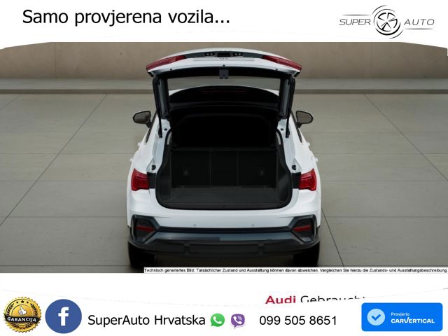 Audi Q3 Sportback 40 TDI (193 KS) quattro S tronic LED+GR SJED+ACC