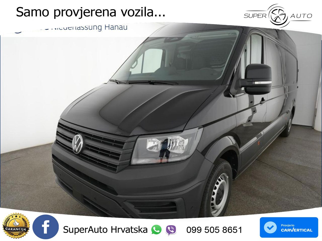 Volkswagen Crafter Kasten langer Radstand AHK Klima Kamera 177 KS