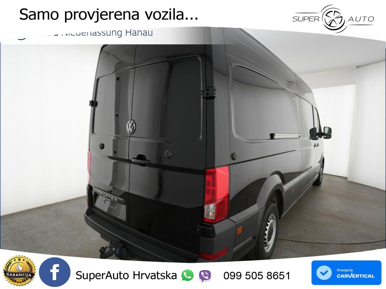 Volkswagen Crafter Kasten langer Radstand AHK Klima Kamera 177 KS