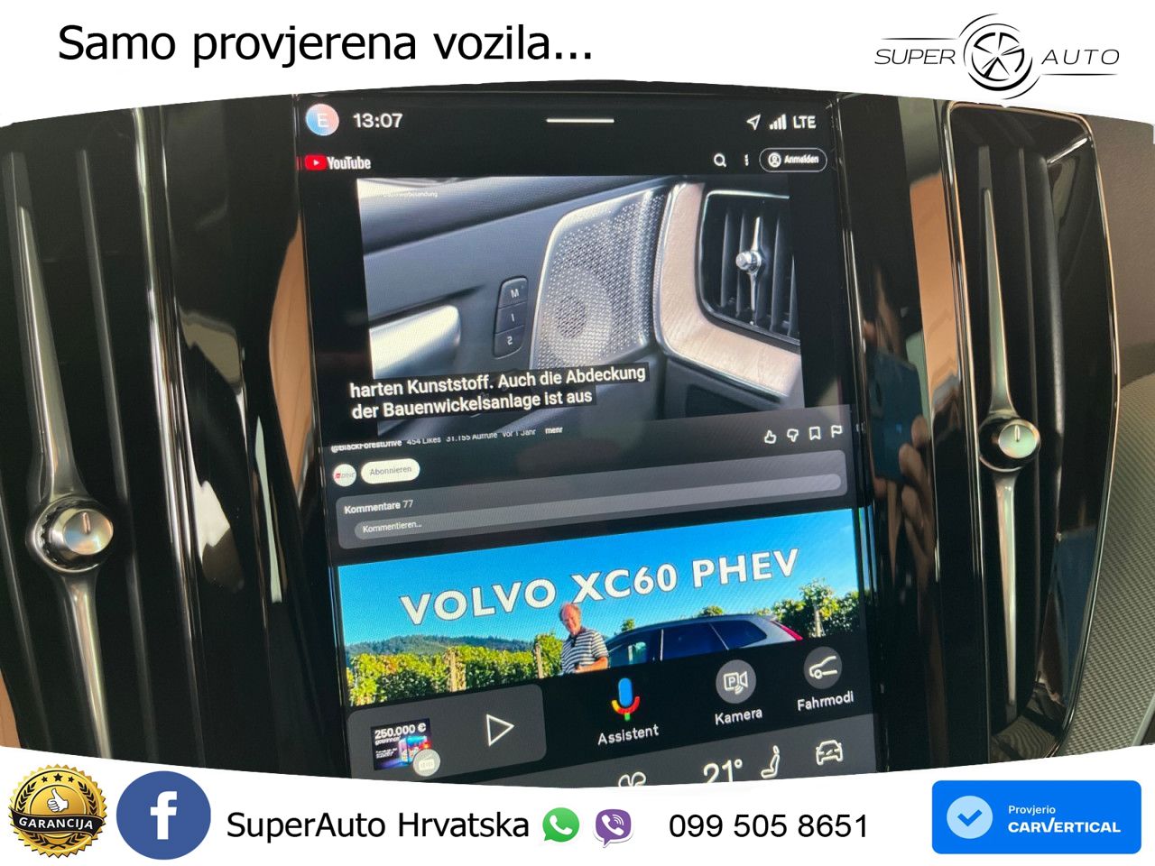 Volvo XC60 B5 Benzin AWD Geartronic ACC+GR SJED+360+PANO
