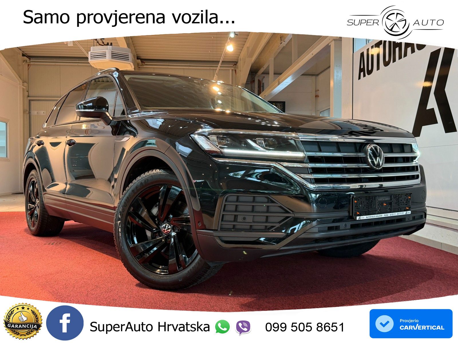 Volkswagen Touareg 3.0 V6 TDI (286 KS) 4MOTION Tiptronic ZRAČNI+ACC+GR SJED+KAM