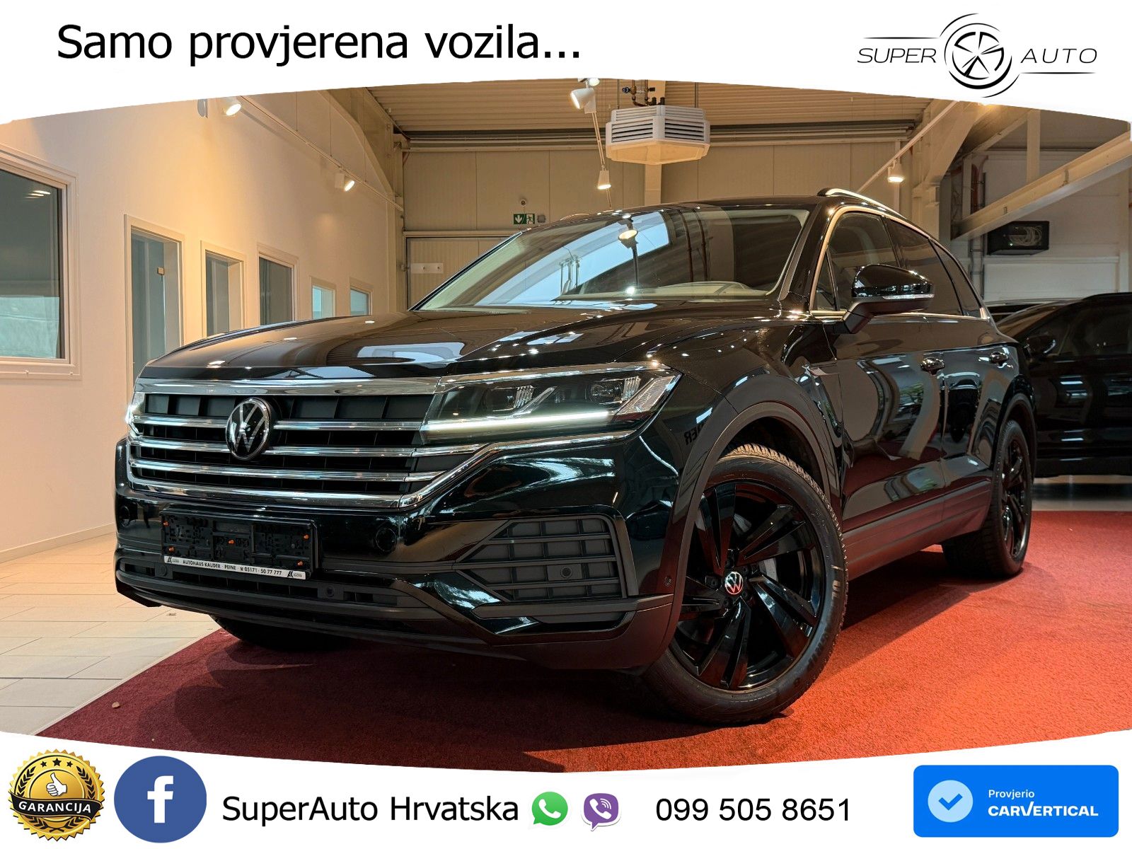 Volkswagen Touareg 3.0 V6 TDI (286 KS) 4MOTION Tiptronic ZRAČNI+ACC+GR SJED+KAM